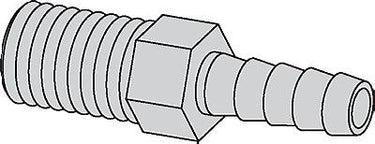 Slangenippel cejn 1/8" UG - 3/16 SL ST - 1