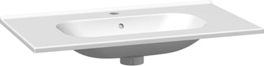 Dansani Luna Kantate porcelænsvask 81 cm hvid - 1