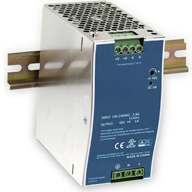 Strømforsyning for DIN-skinne 240W AC100V~240V48 V/5 A EDP-240-48 - 1