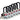 Hængelås safety padlock nylon  38MM hvid 6 STK KD - 1