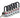 Hængelås safety padlock nylon  38MM hvid 6 STK KD - 1
