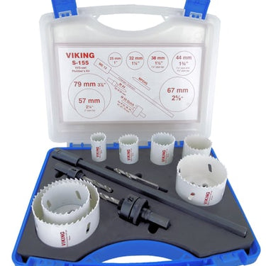 VIKING hulsavesæt S-155 HSS Bi-M med 8-Cobalt Ø25-79mm 7 hulsave - 1