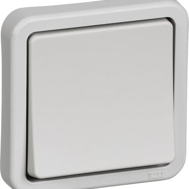 LK OPUS 74 afbryder 1-polet IP44 lysegrå - 1