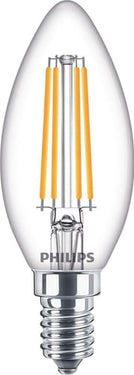 Philips CorePro LED Kerte 6,5W (60W) B35 E14 827 Klar Glas - 1