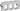LK FUGA Dataudtag for 3x Keystone RJ45 (large) 2 modul indsats - 1