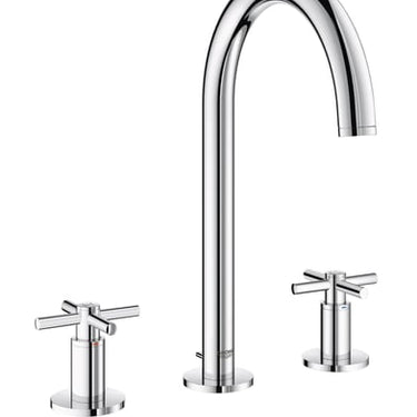 GROHE Atrio New Classic togrebs håndvaskarmatur 166 mm tud m/bv krom - 1