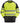 Snickers Hi-Vis sweatshirt kl. 2 str 3XL gul/sort - 1