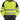 Snickers Hi-Vis sweatshirt kl. 2 str XL gul/sort - 1