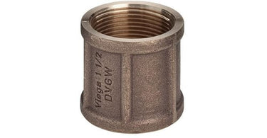 Viega muffe 1 1/2" rødgods - 1