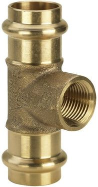 Sanpress XL T-stykke 76,1 x 3/4" x 76,1 mm rødgods - 1