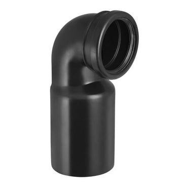 Geberit PE afløbsbøjning 90° Ø90mm - 1