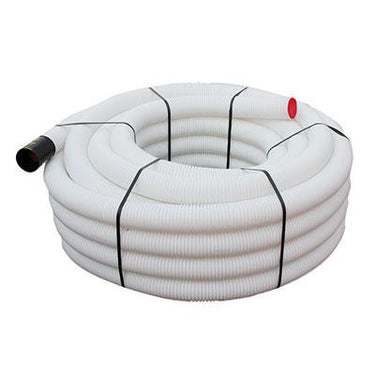 Unite ventilationsslange rulle a 50 meter hvid Ø75 - 1