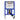 LAUFEN LIS indbygningscisterne 82 cm top/front - 1