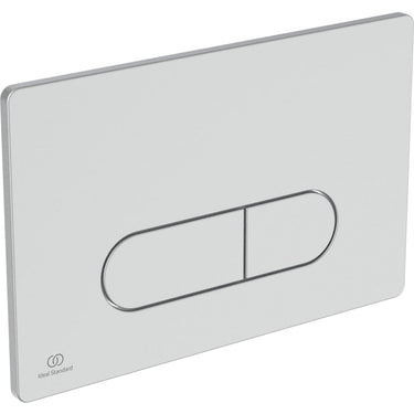 OLEAS M1 mekanisk betjeningsplade 234x8,5x154mm børstet krom - 1