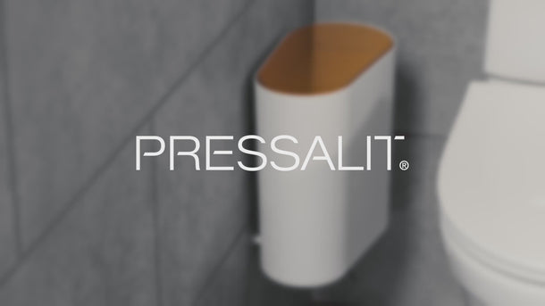 Pressalit Style toiletspand vægh krom/hvid - 2
