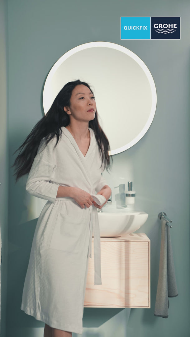 GROHE Start etgrebsbatteri til kar + Vitalio Start 110 håndbrusersæt krom - 7