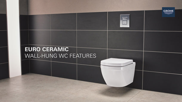 GROHE Euro Ceramic væghængt Rimless toilet - 25